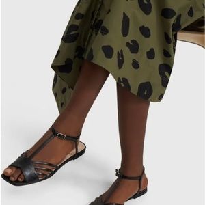 Theory V Strap Leather Sandal